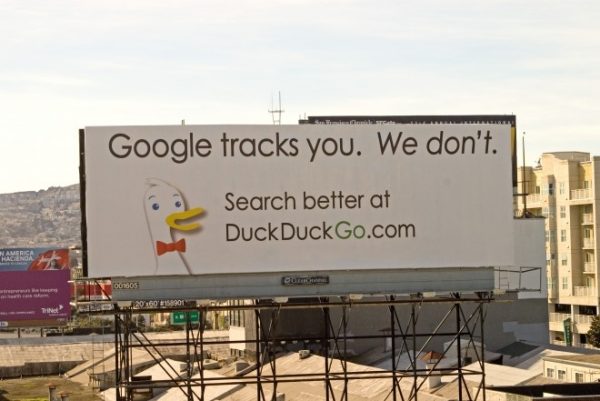 DuckDuckGo billboard (picture: Wired)
